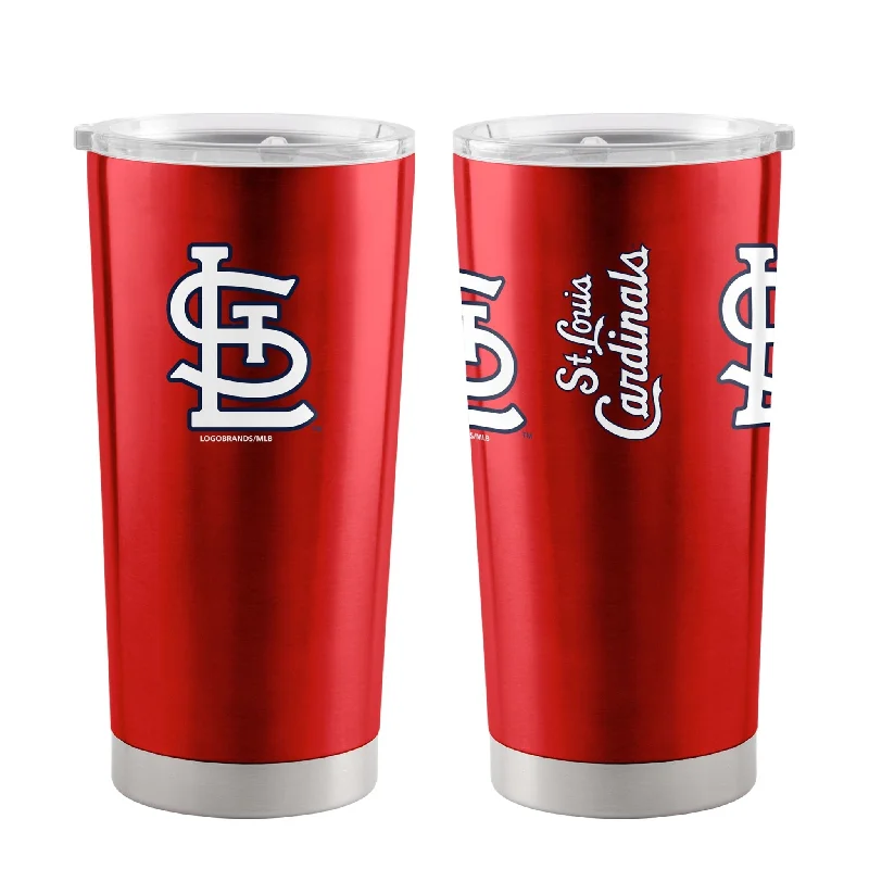 Custom Team Mugs For Fan Base-St Louis Cardinals 20oz Gameday Stainless Tumbler