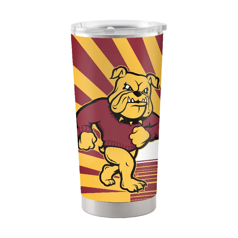 Custom Team Mugs With Emblems & Logos-Minnesota Duluth 20oz Mascot Stainless Tumbler