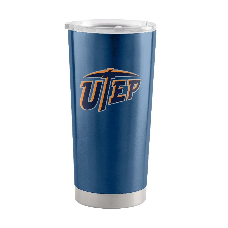 Team Mugs With Personalized Team Names-UTEP 20oz Gameday Stainless Tumbler