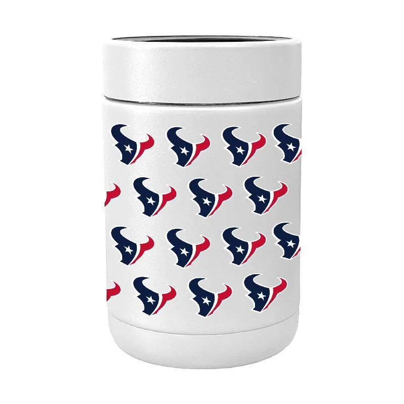 Personalized Team Mugs For Tournament Prizes-Houston Texans Powder Block Coat Coolie