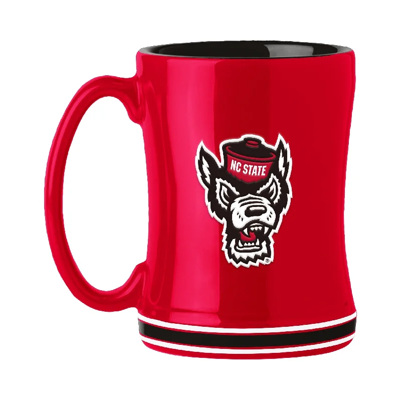 Personalized Team Mugs For Special Events-NC State 14oz Relief Mug