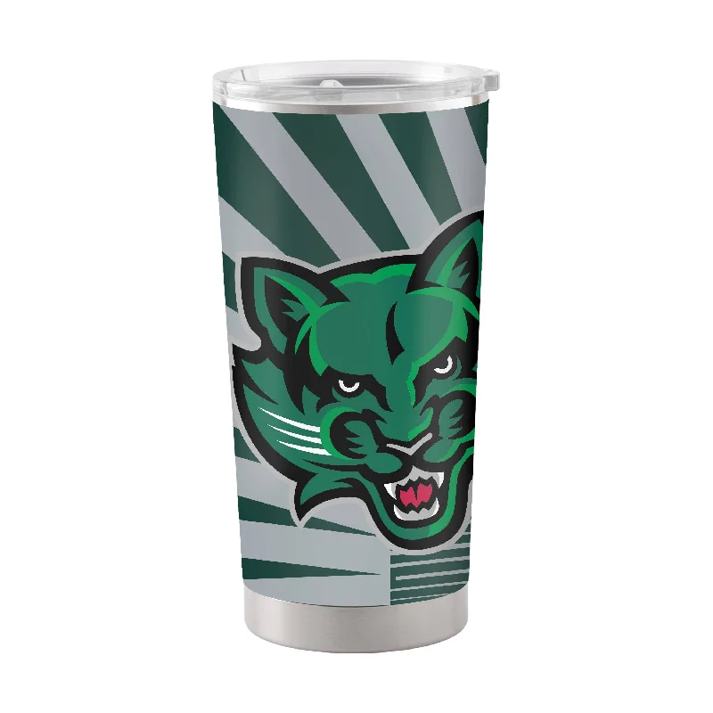 Team Mugs With Custom Artwork & Designs-Binghamton 20oz Mascot Stainless Tumbler