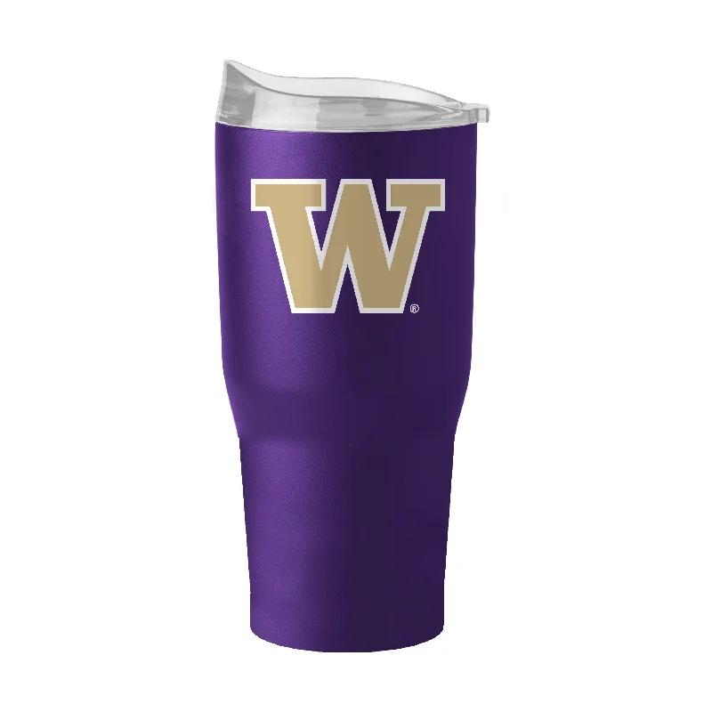 Personalized Team Mugs With Team Icons-Washington 30oz Flipside Powder Coat Tumbler