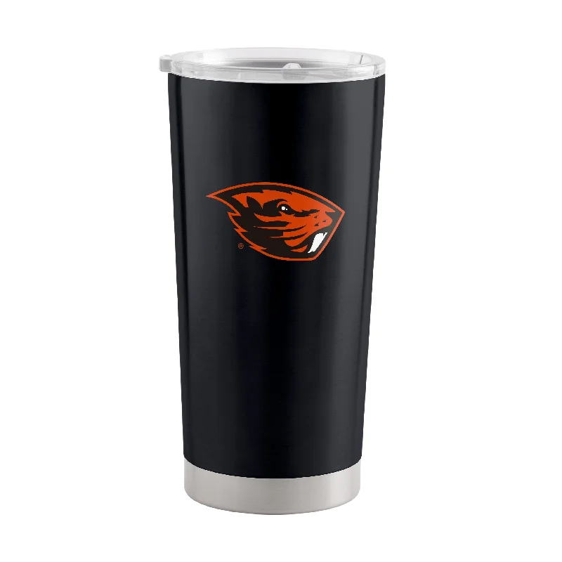 Custom Team Mugs With Player Stats-Oregon State Black 20oz Gameday Stainless Tumbler