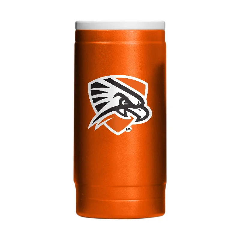 Custom Team Mugs For Event Commemorations-Texas Permian Basin 12oz Flipside Powder Coat Slim Can Coolie