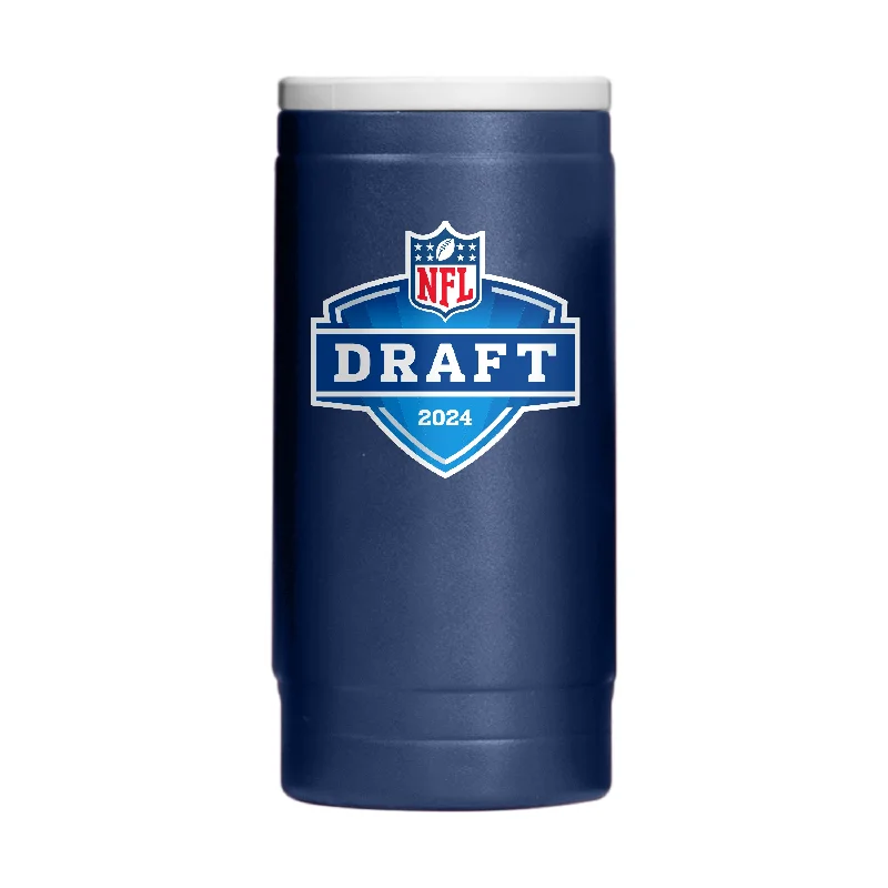 Custom Team Mugs For Team Outings-2024 NFL Draft 12oz Powder Coat Slim Can Coolie