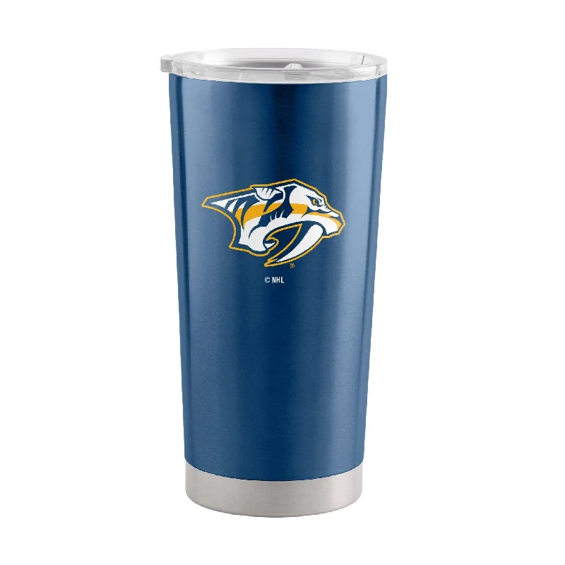 Custom Team Mugs For Birthday Gifts-Nashville Predators 20oz Gameday Stainless Steel Tumbler