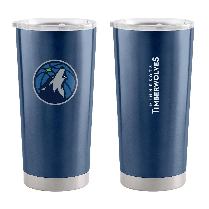 Team Mugs For Community Events-Minnesota Timberwolves 20oz Gameday Stainless Steel Tumbler