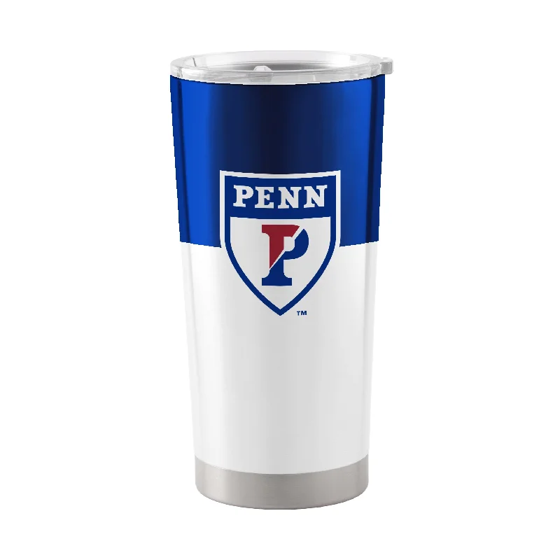 Custom Team Mugs With Team Slogans-Pennsylvania 20oz Colorblock Stainless Steel Tumbler