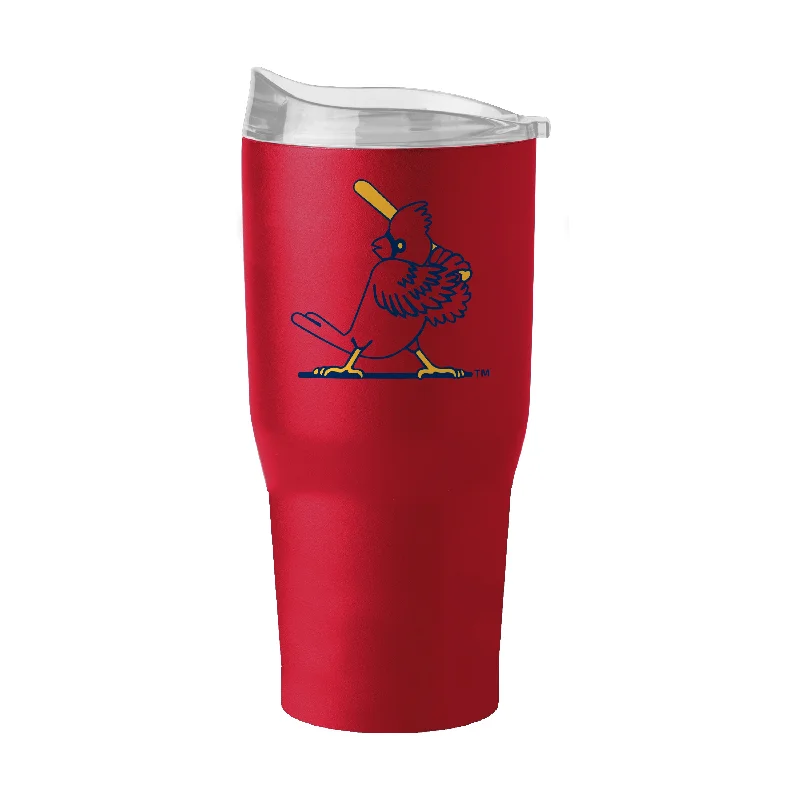 Personalized Team Mugs For Special Guests-St Louis Cardinals 1980 30oz Powder Coat Tumbler