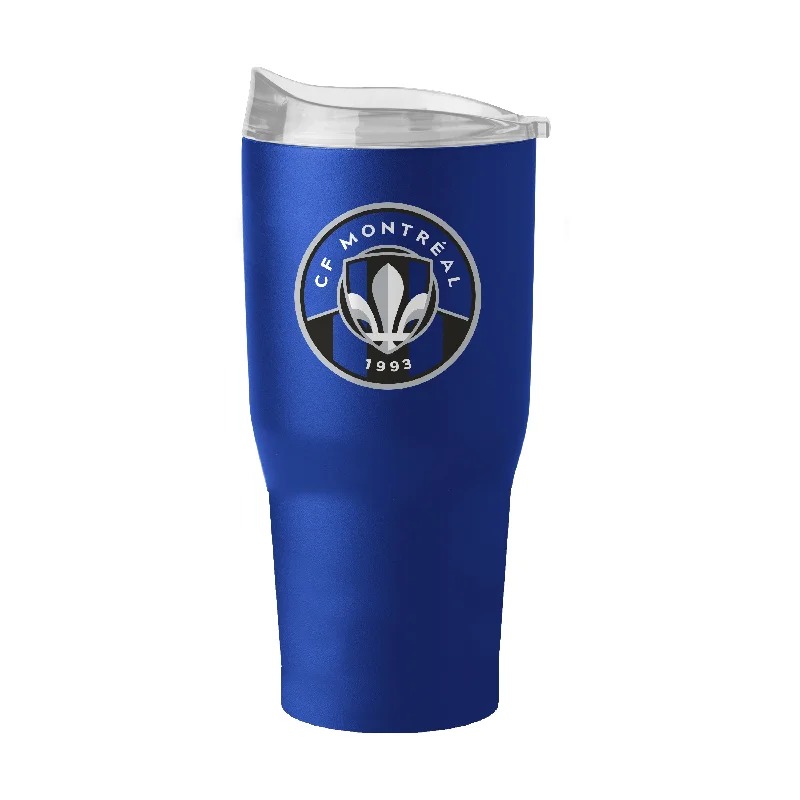 Personalized Team Mugs For Special Events-CF Montreal 30oz Flipside Powder Coat Tumbler