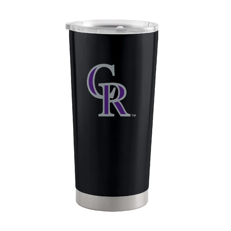 Custom Team Mugs For Coaches-Colorado Rockies 20oz Gameday Stainless Tumbler