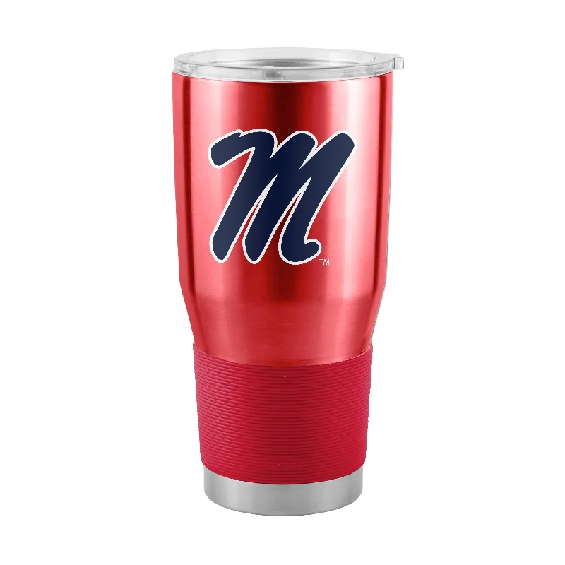 Custom Team Mugs For Group Orders-Ole Miss 30oz Gameday Red Stainless Tumbler