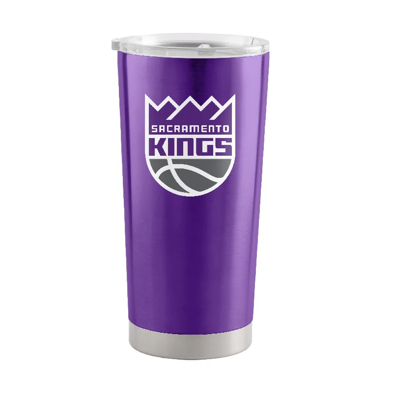 Team Mugs With Personalized Team Names-Sacramento Kings 20oz Gameday Stainless Steel Tumbler