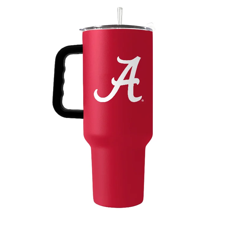 Custom Team Mugs For Special Partnerships-Alabama 40oz Flipside Powder Coat Tumbler