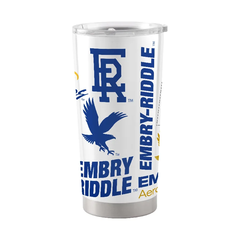 Team Mugs With Custom Logos-Embry-Riddle Aeronautical - Daytona 20oz Native Stainless Tumbler