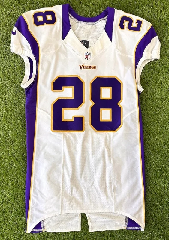 Custom Rugby Jerseys With Player Names-Minnesota Vikings Adrian Peterson 2012 Team Issued NFL Football Jersey (50/XL)