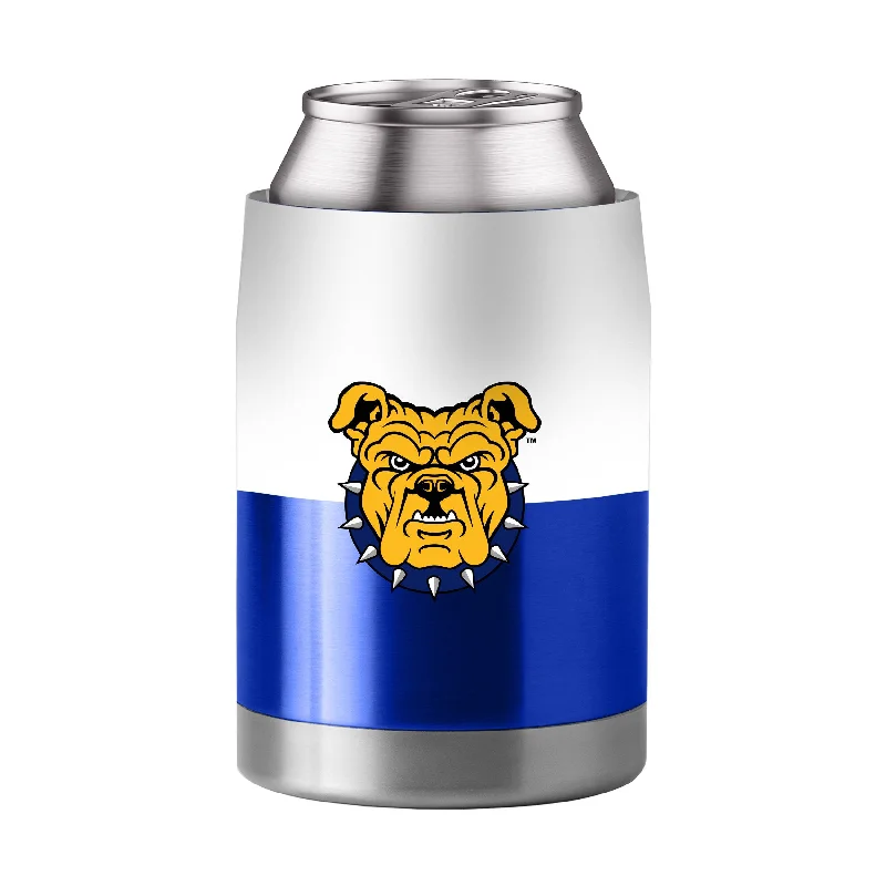 Custom Team Mugs With Emblems & Logos-NC A&T State Colorblock 3-in-1 Coolie