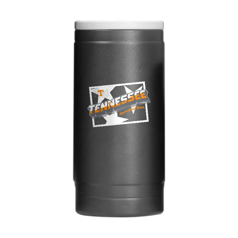 Team Mugs For Tournament Prizes & Gifts-Tennessee Home Sweet Home 12oz Powder Coat Slim Can Coolie