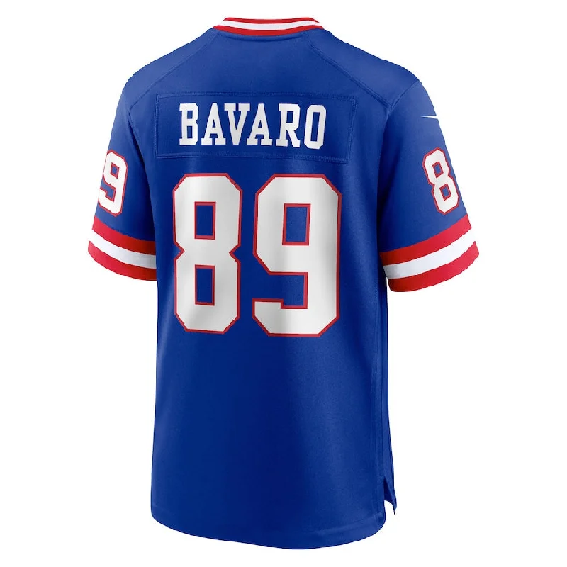 Rugby Jerseys With Custom Sleeve Length-NY.Giants #89 Mark Bavaro Royal Classic Retired Player Game Jersey Stitched American Football Jerseys