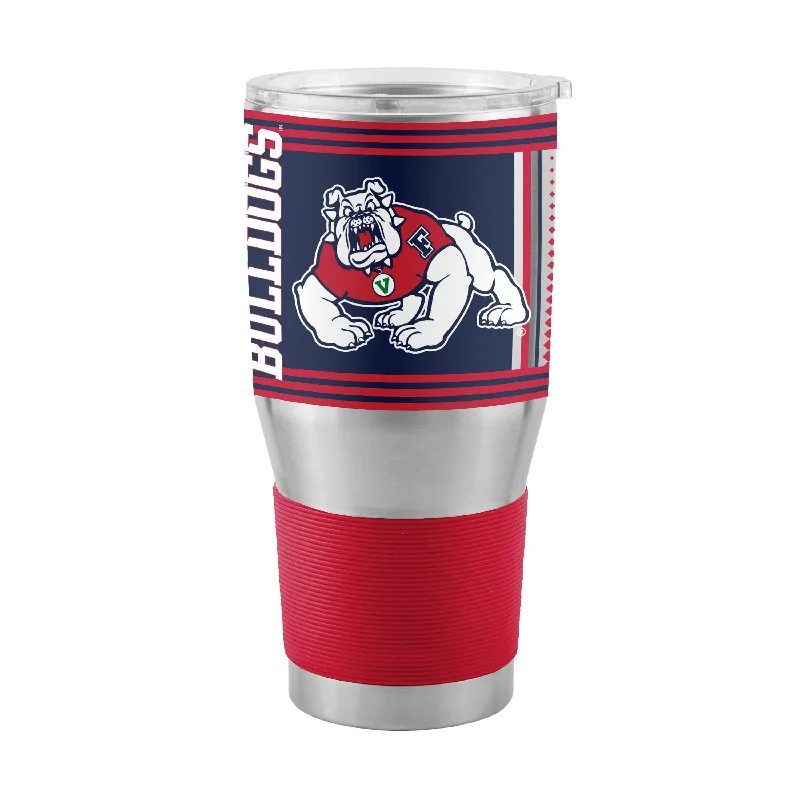 Personalized Team Mugs For Team Spirit-Fresno State 30oz Hero Stainless Steel Tumbler