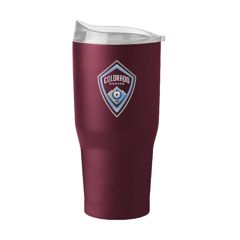 Custom Team Mugs For School Teams-Colorado Rapids 30oz Flipside Powder Coat Tumbler