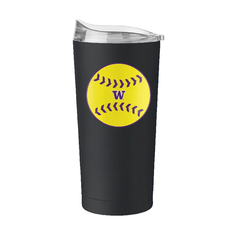 Custom Team Mugs For Team Motivation-Washington Softball 20oz Stainless Tumbler