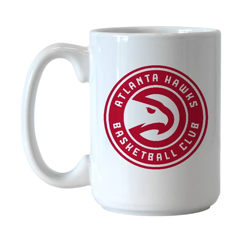 Custom Team Mugs For International Teams-Atlanta Hawks 15oz Gameday Sublimated Mug