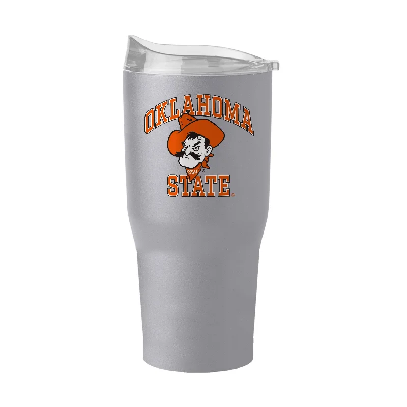 Custom Team Mugs For Local Teams-Oklahoma State 30oz Athletic Powder Coat Tumbler