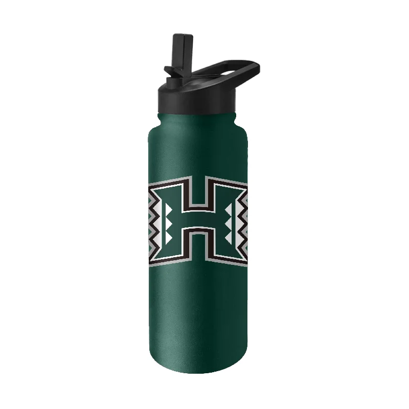 Team Mugs For Special Events-Hawaii 34oz Logo Quencher Bottle