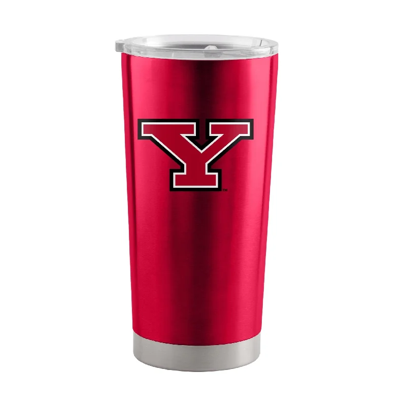 Personalized Team Mugs For Team Recognition-Youngstown State 20oz Gameday Stainless Tumbler