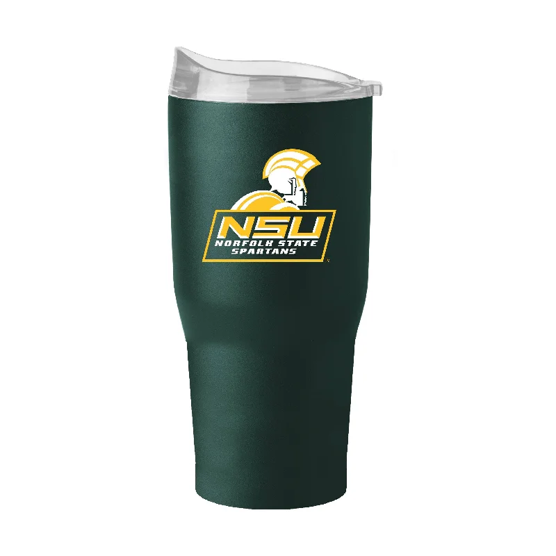 Personalized Team Mugs With Custom Phrases-Norfolk State 30oz Flipside Powder Coat Tumbler