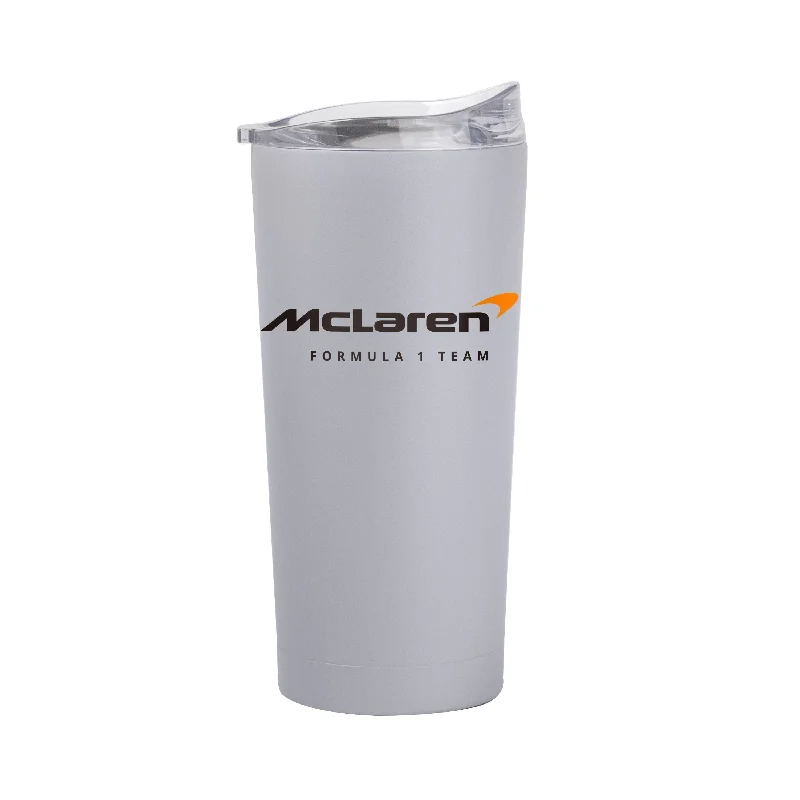 Team Mugs For Fan Gifts & Giveaways-McLaren Formula 1 Team Stone 20oz Powder Coat Tumbler