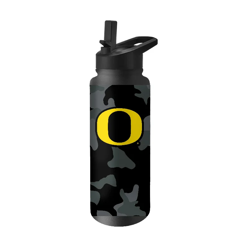 Custom Team Mugs For Corporate Marketing-Oregon 34oz Camo Quencher Bottle