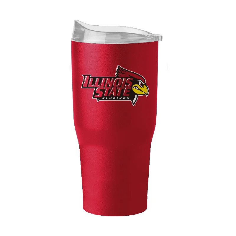 Personalized Team Mugs For Fan Engagement-Illinois State 30oz Flipside Powder Coat Tumbler