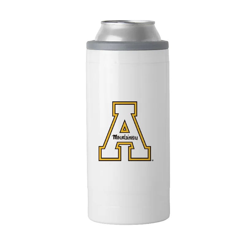 Team Mugs For Personal & Group Gifting-Appalachian State 12oz Gameday Slim Can Coolie