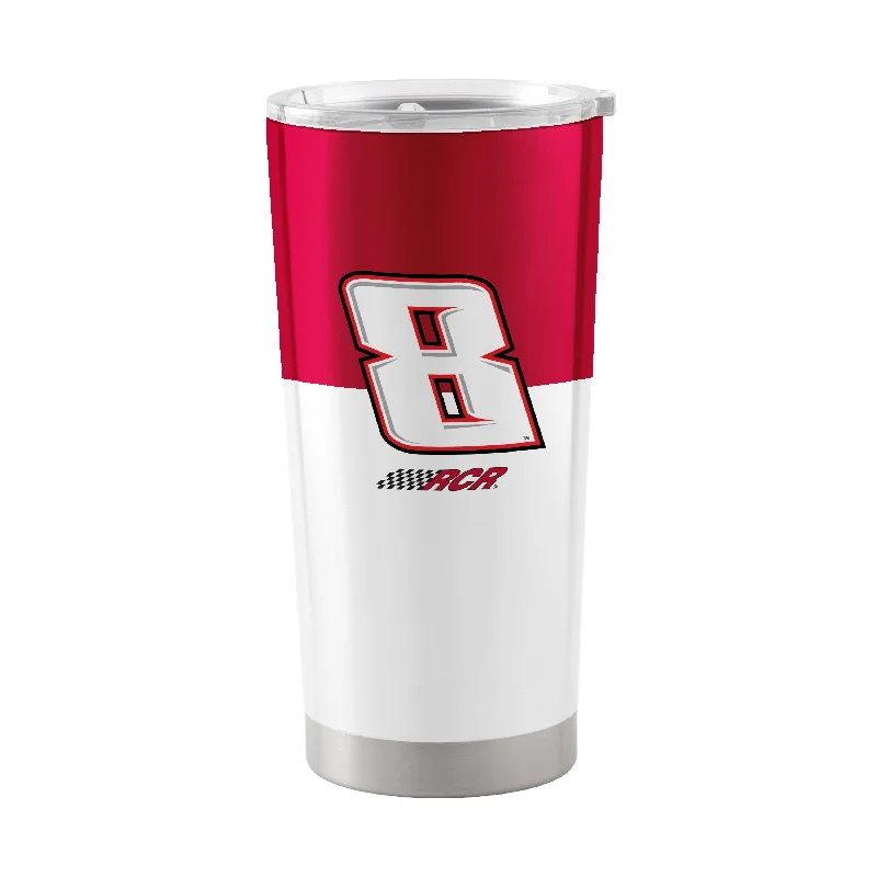 Team Mugs With Personalized Messages & Designs-Kyle Busch 20oz Colorblock Stainless Tumbler