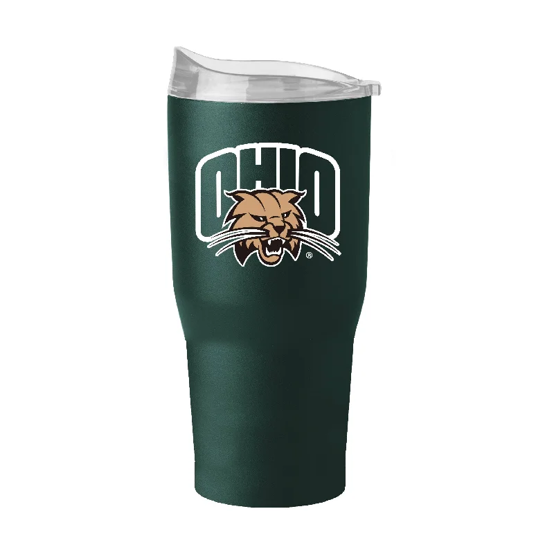 Personalized Team Mugs For Corporate Recognition-Ohio Bobcats 30oz Flipside Powder Coat Tumbler