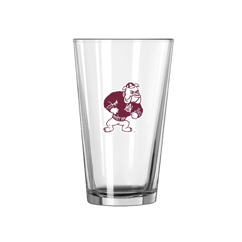 Personalized Team Mugs For Fan Engagement-Alabama A&M 16oz Logo Pint Glass