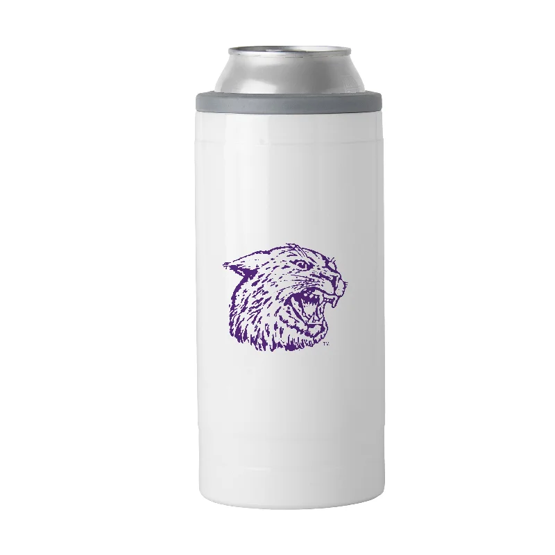 Team Mugs With Unique Custom Features-Kansas State 12oz Gameday Slim Can Coolie