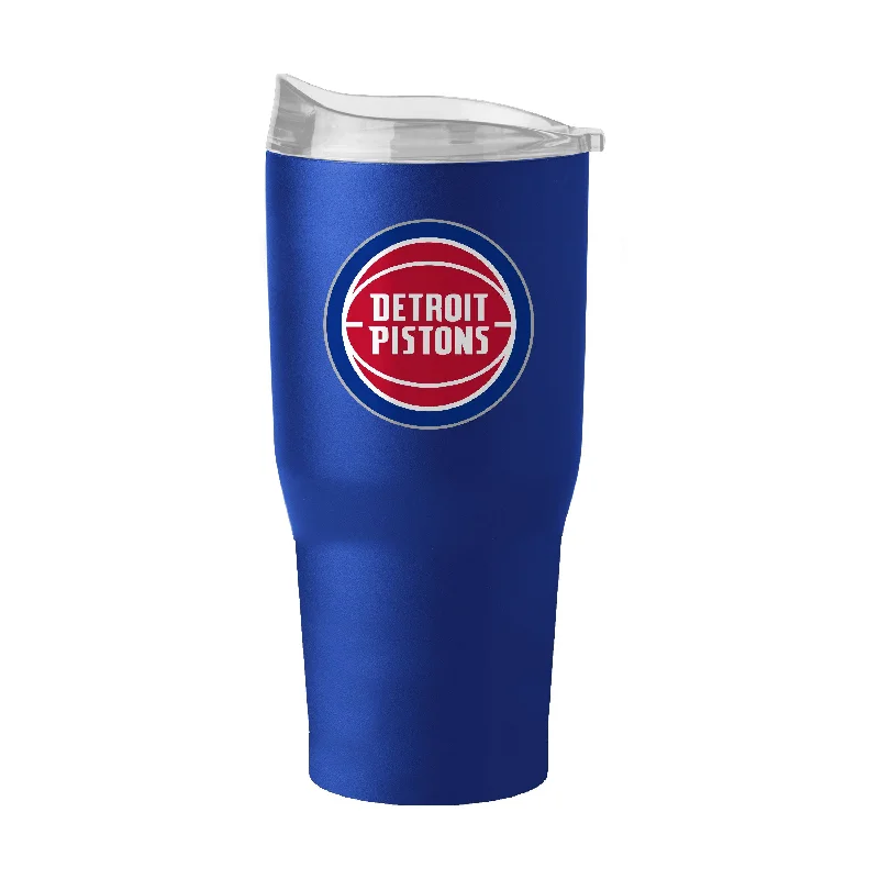 Team Mugs With Special Edition Graphics-Detroit Pistons 30oz Flipside Powder Coat Tumbler