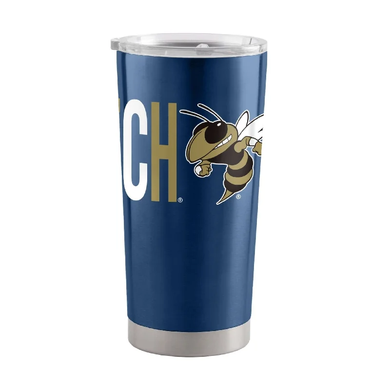 Team Mugs For School & College Competitions-Georgia Tech 20oz Overtime Stainless Tumbler