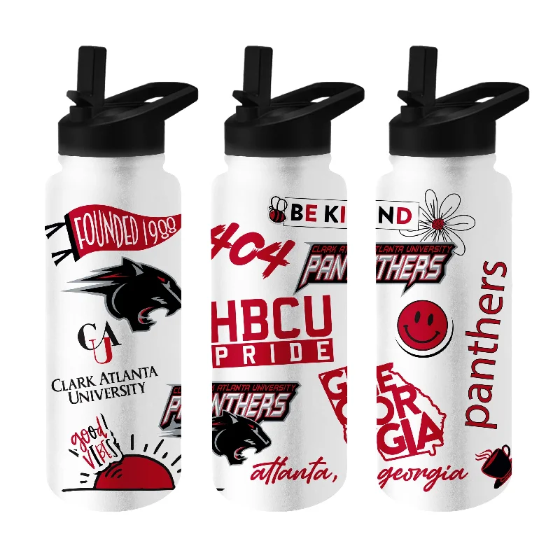 Team Mugs For Personalized Fan Gifts-Clark Atlanta 34oz Native Quencher Bottle