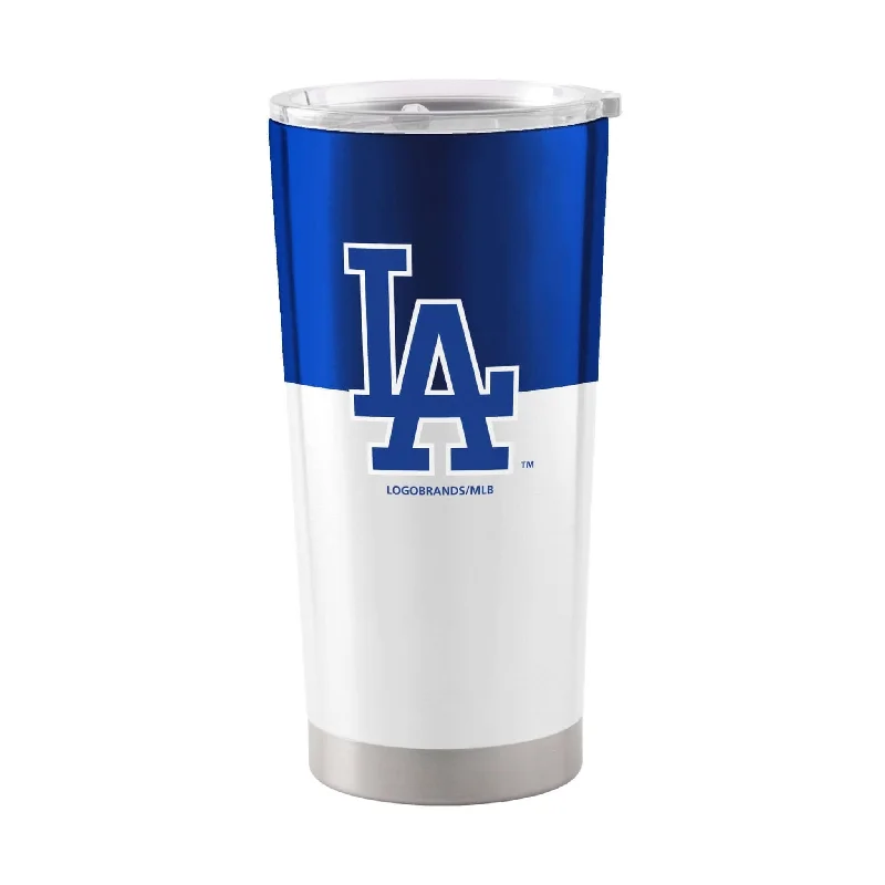 Custom Team Mugs For Team Competitions-Los Angeles Dodgers 20oz Colorblock Stainless Tumbler