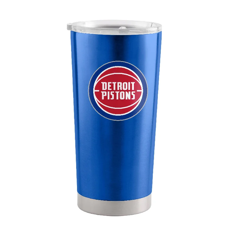 Team Mugs For Special Event Branding-Detroit Pistons Overtime 20oz Stainless Tumbler