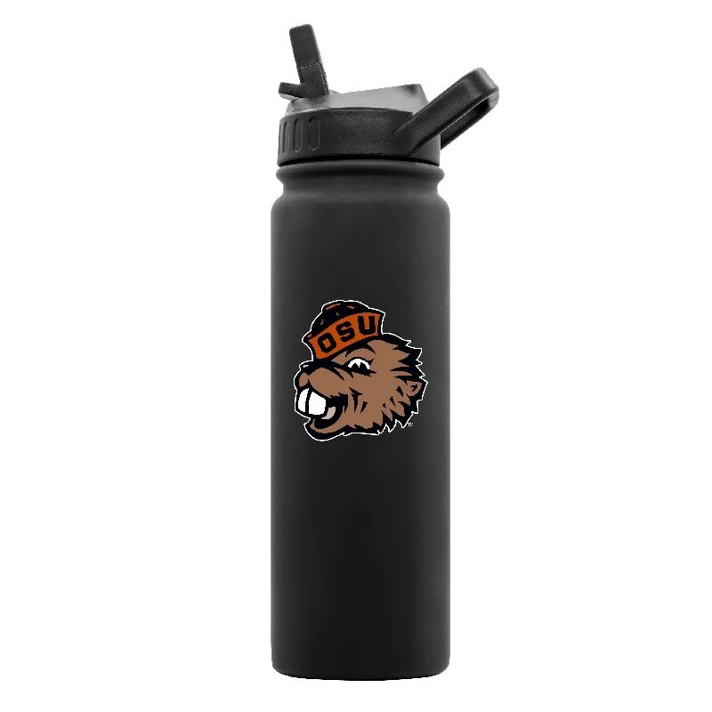 Custom Team Mugs For Fundraising Events-Oregon State 24oz Soft Touch Dbl Wall Btl