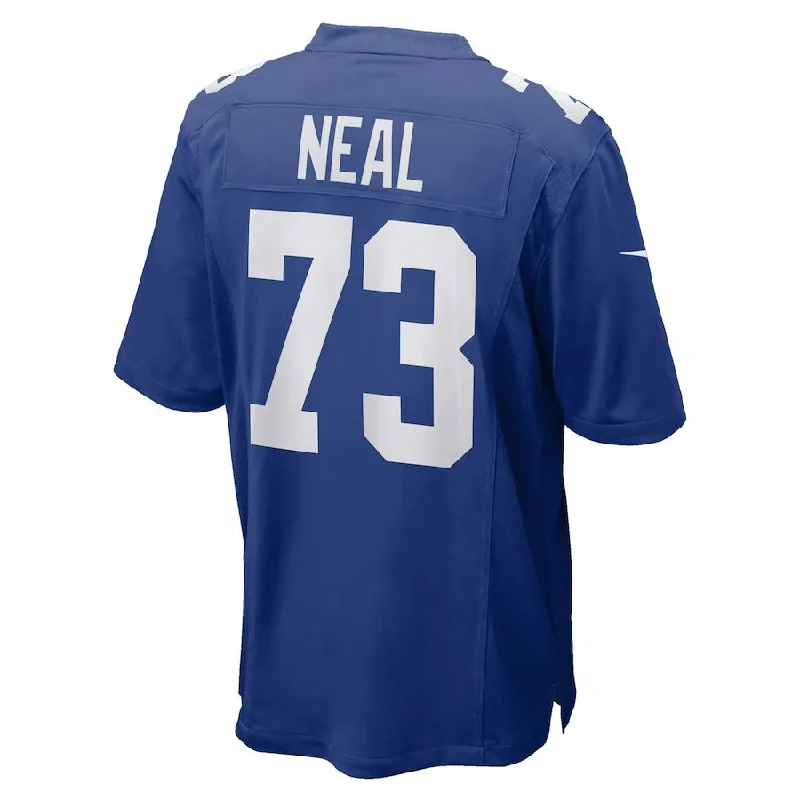 Personalized Rugby Jerseys For Fans-NY.Giants #73 Evan Neal Royal 2022 Draft First Round Pick Player Game Jersey Stitched American Football Jerseys