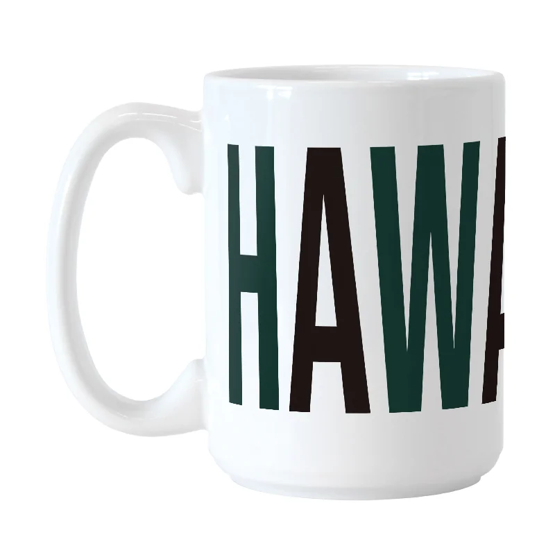 Custom Team Mugs For Annual Reunions-Hawaii 15oz Overtime Sublimated Mug