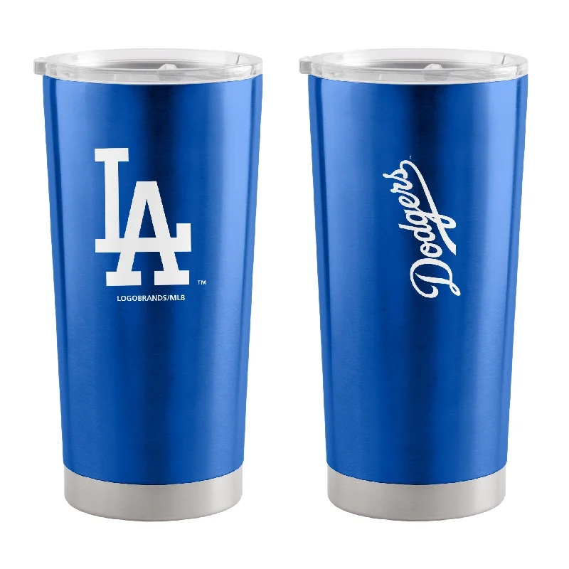 Team Mugs With Custom Team Patches-Los Angeles Dodgers 20oz Gameday Stainless Tumbler