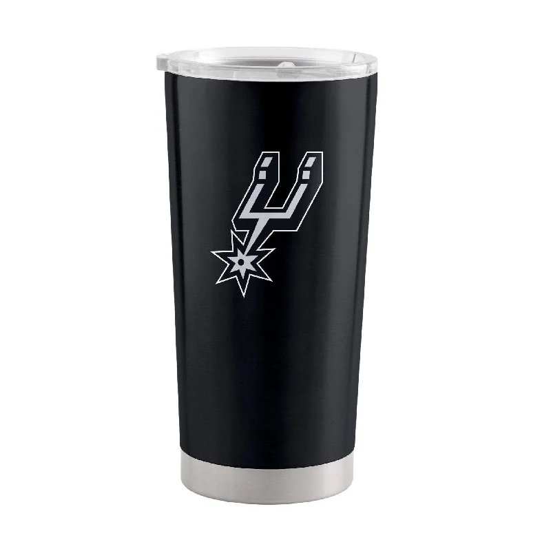 Personalized Team Mugs For Team Recognition-San Antonio Spurs 20oz Gameday Stainless Steel Tumbler